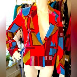Women’s Color Block Blazer Size Small